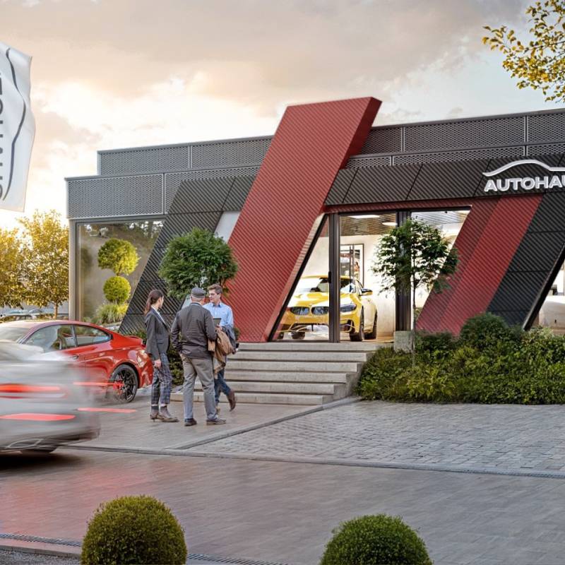 Autohaus Pavillon 72 m² – ZEZ Serie