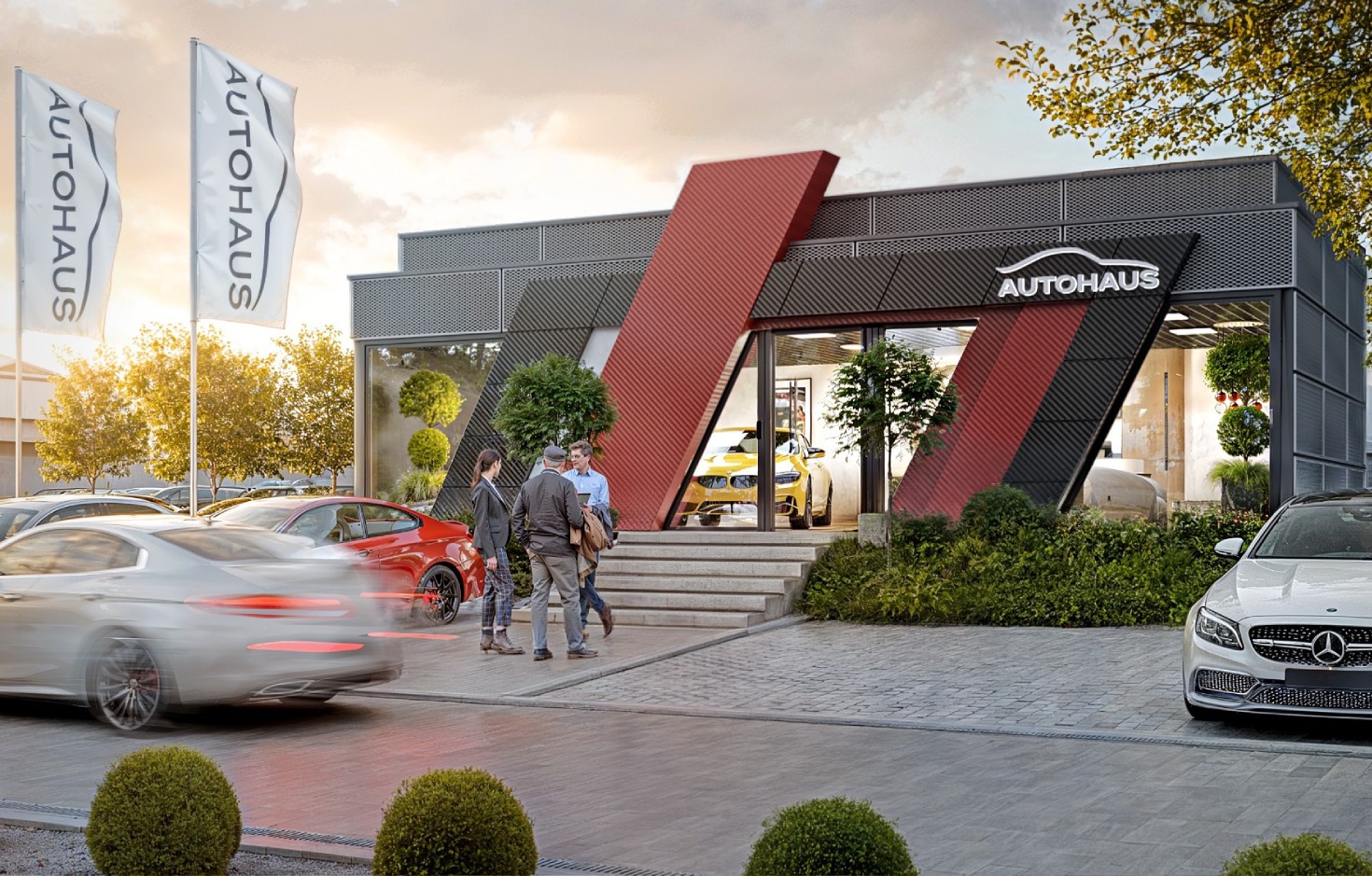 Autohaus Pavillon 72 m² – ZEZ Serie