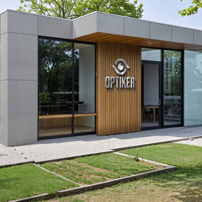 Modularer Optikerpavillon 72 m² – ZEZ PRO Serie