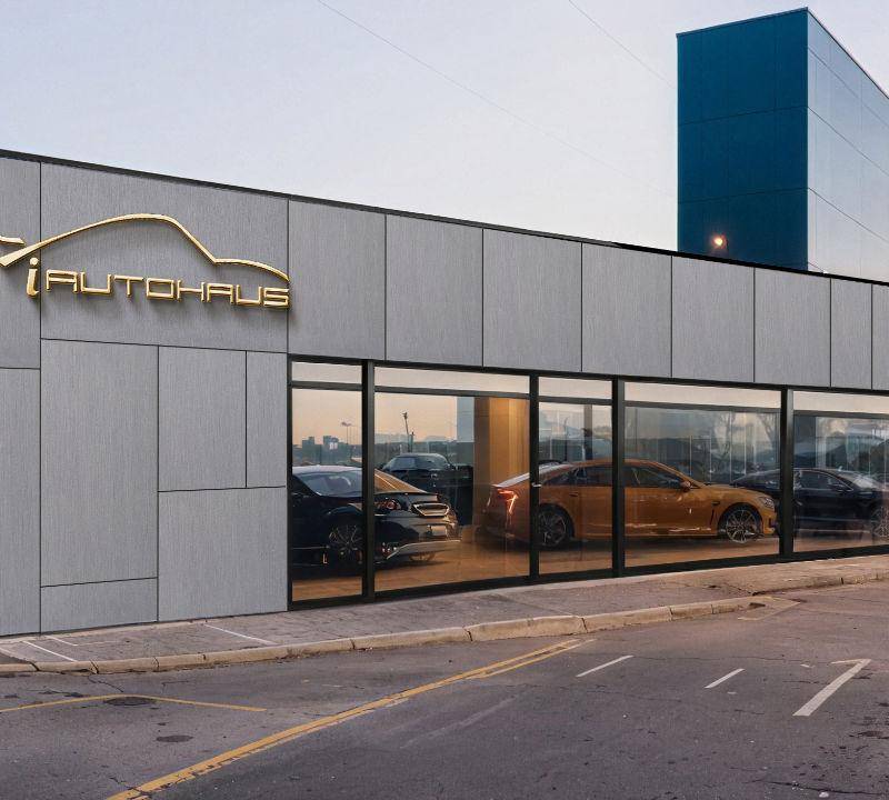 Kundencenter 108m², mit den Maßen 18,0 x 6,0 x 3,2m