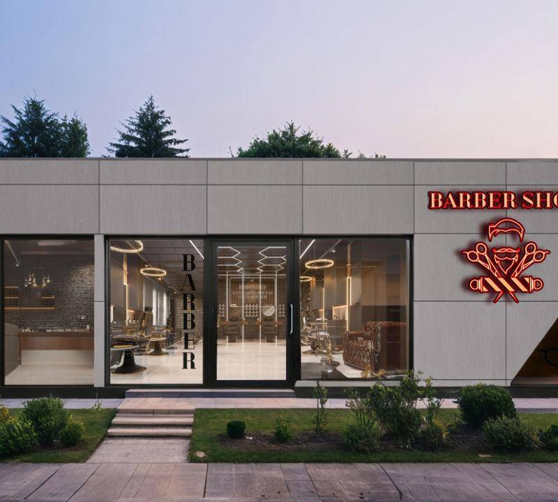 Beauty- Pavillons 72m², mit den Maßen 12,0 x 6,0 x 3,2m
