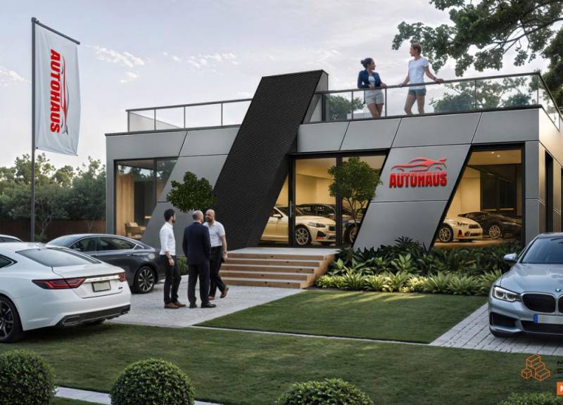 Mini-autohouse 72m²